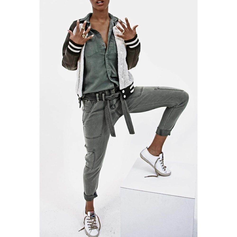 A.L.C  Green Cargo Pants
